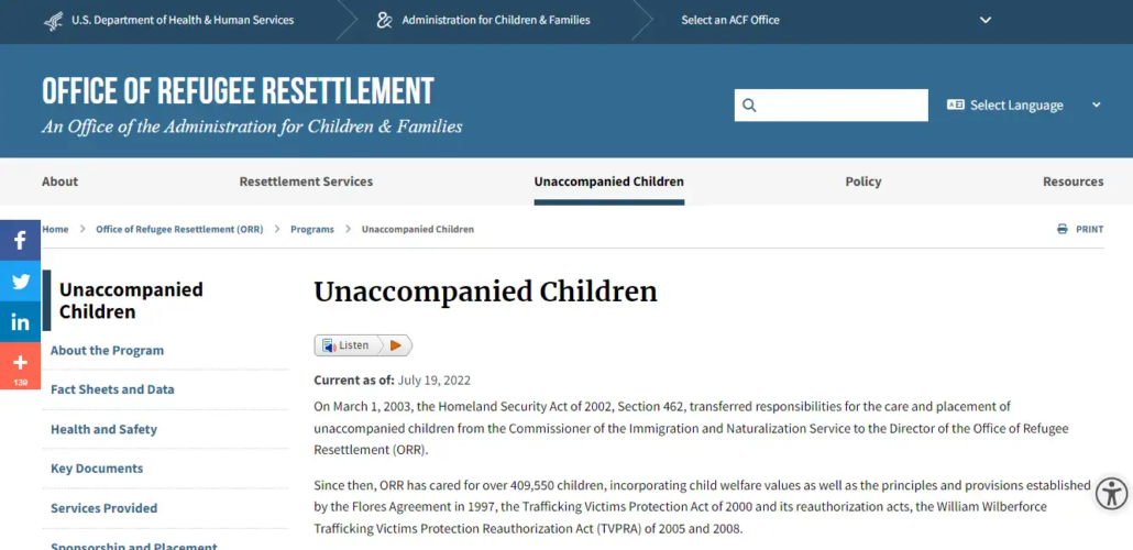 Uniting for Ukraine - Unaccompanied Children