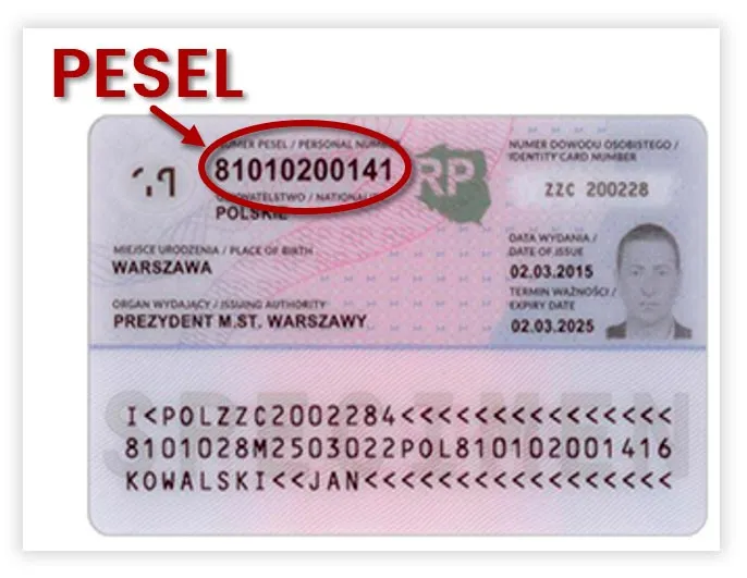 Украинские беженцы в Польше 2023 - PESEL